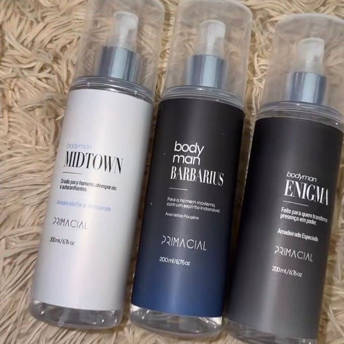 Kit Body Splash Masculino Barbarius Enigma Midtown 200ml