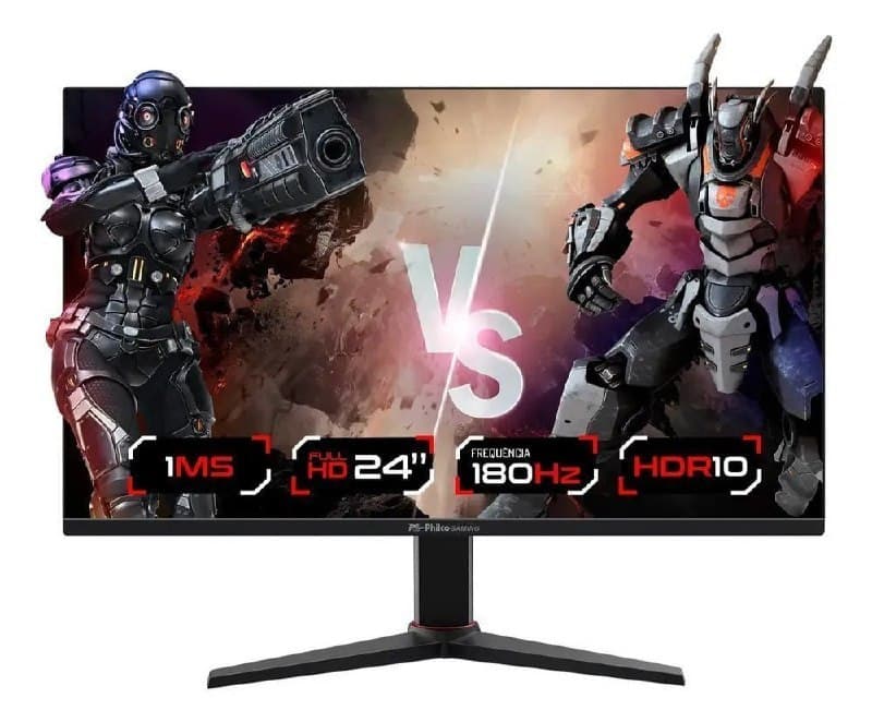 Monitor Gamer Philco 24\" 180Hz Full HD 1ms PMG24M23T
