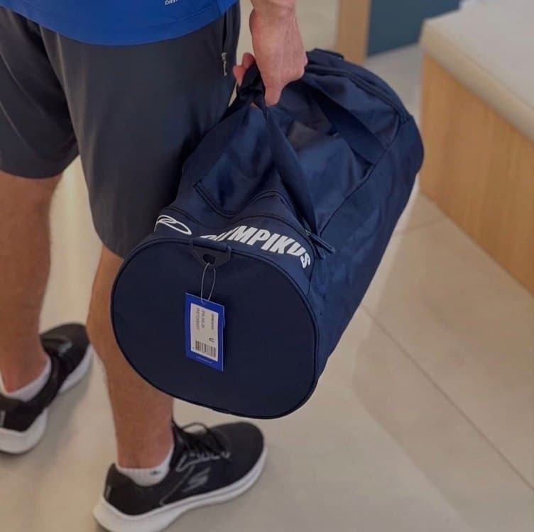 Bolsa Olympikus Gym Bag Compartimentos Azul Marinho Azul-marinho